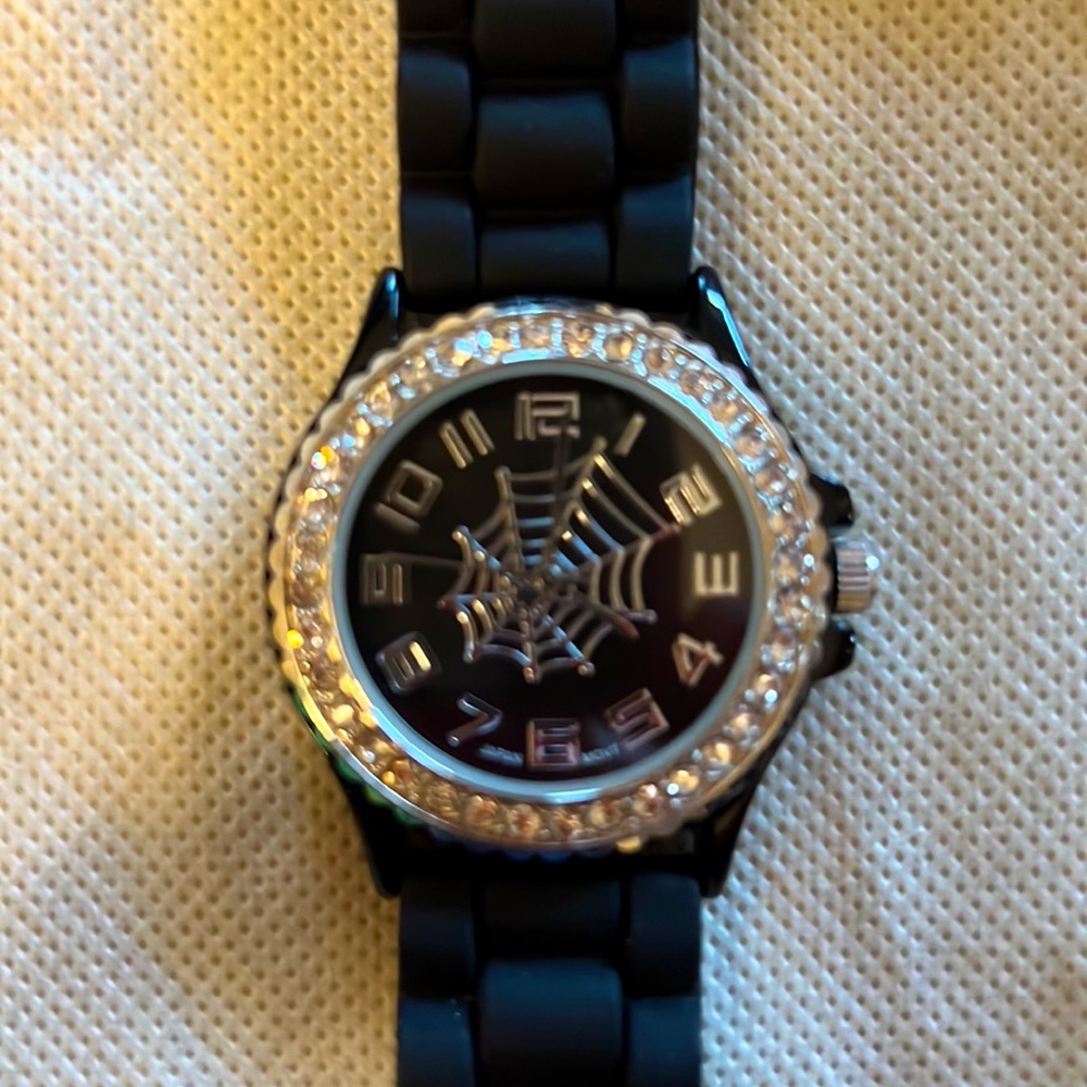 Halloween web faced watch